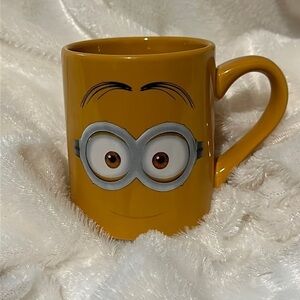 Despicable Me Two Eyed Minion Yellow Cermaic Mug